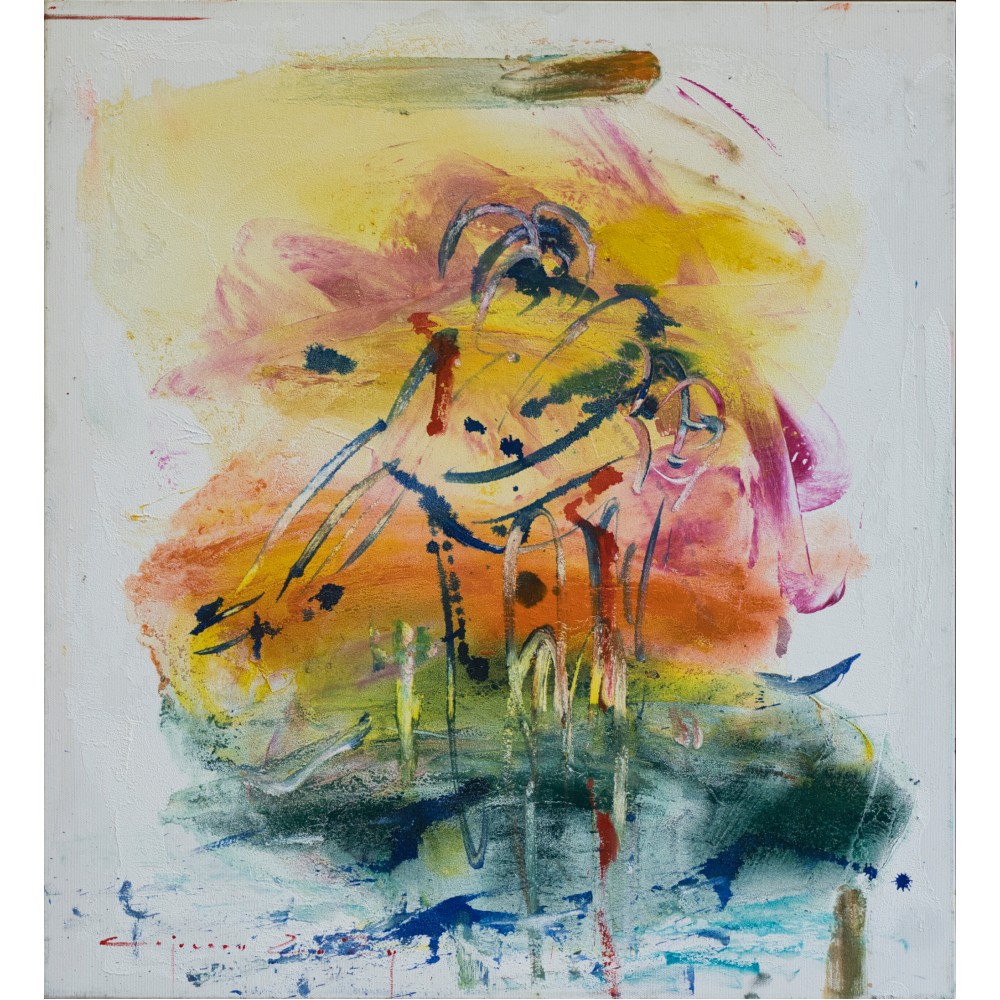 Parabola Bunului Samaritean - pictură în ulei pe pânză, autor Iurie Cojocaru